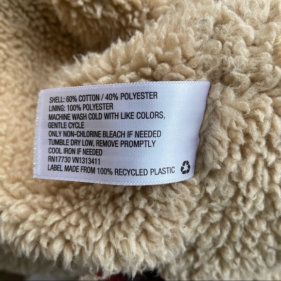 Wild Fable Sherpa Lined Flannel Button Shacket - Picture 9 of 10